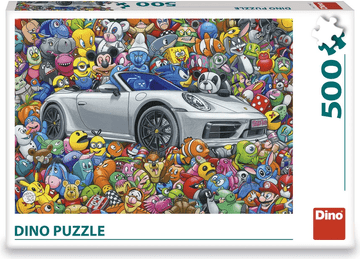 DINO Puzzle Erik's Toys 500 kosov