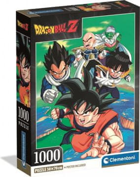 Clementoni Puzzle Dragon Ball Z: V akcijo 1000 kosov