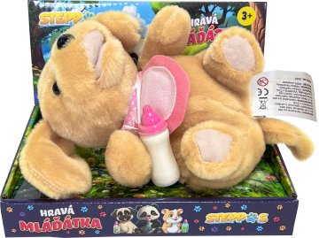 STEPPOS Interaktivni kuža s stekleničko