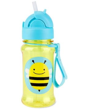 Skip hop Zoo tritan steklenička s slamico 355ml Bee 12m+