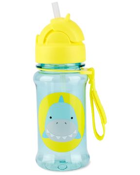 SKIP HOP Zoo tritan steklenička s slamico 355ml Shark 12m+