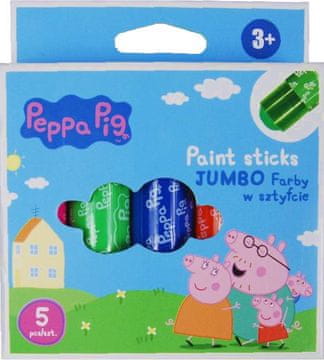 ASTRA Baby barve Jumbo v palici 4 kosi Peppa Pig