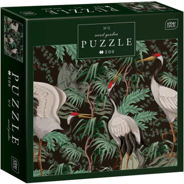 Interdruk Skrivnostni vrt Puzzle: Žerjavi 500 kosov
