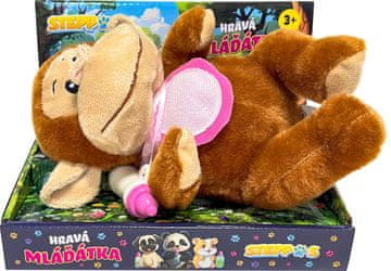 STEPPOS Interaktivna opica s steklenico