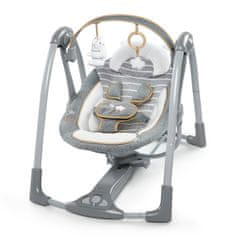 Ingenuity Pretvarljiva potovalna gugalnica z melodijo Bella Teddy 0m+ do 9kg