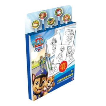 Sambro Pobarvanka Paw Patrol z barvicami
