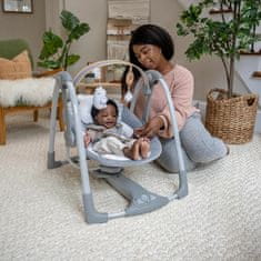 Ingenuity Pretvarljiva potovalna gugalnica z melodijo Bella Teddy 0m+ do 9kg