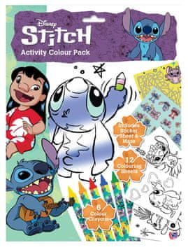 Sambro Delovni listi Lilo in Stitch z barvami
