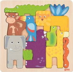 Goki Contour Puzzle Safari 11 kosov