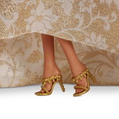 Božična lutka Barbie z rjavimi lasmi 2025