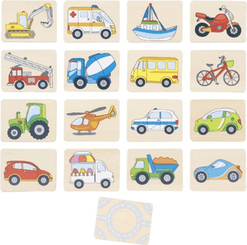 Goki Lesena igra za spomin Vozila