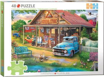 EuroGraphics Povezovanje koščkov Puzzle: Village Shop 48 kosov