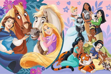 TREFL Puzzle Disneyjeve princese: nasmeh prijateljstva MAXI 24 kosov