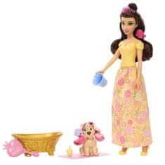 Mattel Lutka Disneyjeva princesa Bella s psom