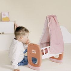 Smoby BN Zibelka z baldahinom za lutke