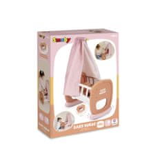 Smoby BN Zibelka z baldahinom za lutke