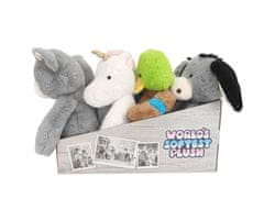 Alltoys Maček siv pliš 40 cm