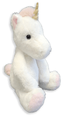 Alltoys Beli plišasti samorog 40 cm