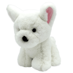 Alltoys Pes beli plišasti 27 cm
