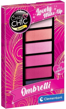 CLEMENTONI Crazy Chic Pink Power Paleta senčil
