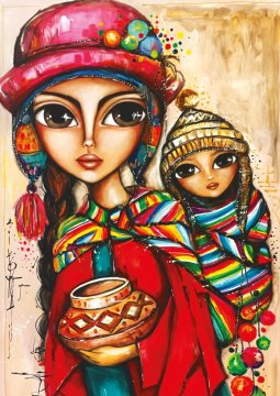 MAGNOLIA Puzzle Mati in hči 1000 kosov