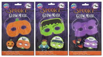 Noč čarovnic - svetleča maska