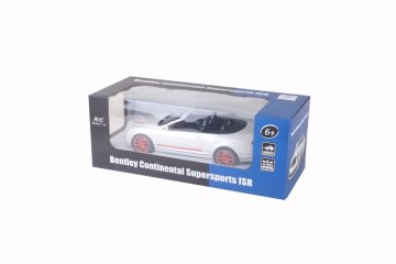Alltoys 1:14 RC Bently GT Supersport kabriolet bela/črna