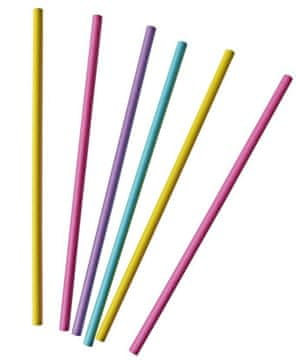 Amscan Neonske papirnate slamice, 30 kosov