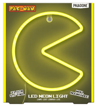 Epee Neonska LED-luč Pac-Man za steno z USB-C napajanjem