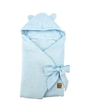 EKO Spalna vreča za avtomobilski sedež muslin Blue 110x100 cm