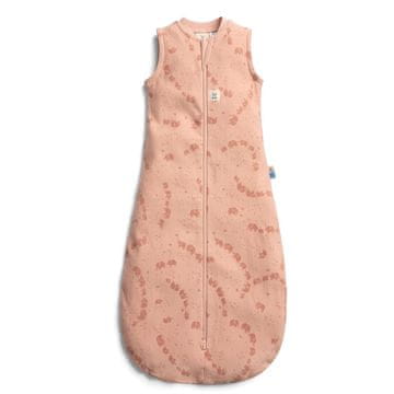 ERGOPOUCH Spalna vreča iz organskega bombaža Jersey Elephant Parade 3-12 m, 6-10 kg, 0,2 tog