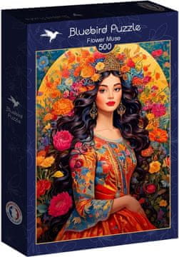 BLUEBIRD Puzzle Cvetlična muza 500 kosov