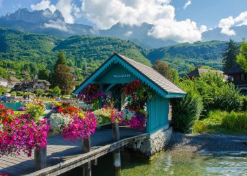 BLUEBIRD Puzzle Jezero Annecy 500 kosov