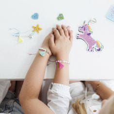 Totum Ustvarjalni komplet 2v1 Enorog diamantna poslikava, izdelava zapestnic