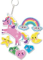 Totum Ustvarjalni komplet 2v1 Enorog diamantna poslikava, izdelava zapestnic