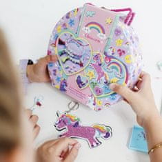 Totum Ustvarjalni komplet 2v1 Enorog diamantna poslikava, izdelava zapestnic