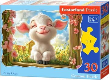 Castorland Sestavljanka Lepa koza 30 kosov