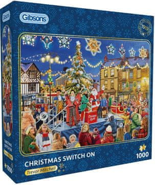 Gibsons Puzzle Božične lučke 1000 kosov