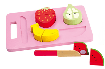 MALA NOGA Rezanje sadja na deski za rezanje