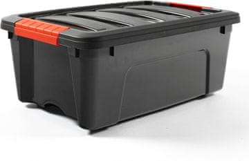 DOLONI Škatla za shranjevanje 12l črna