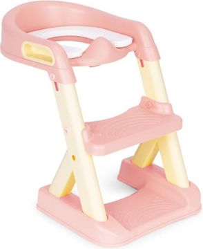 ECOTOYS WC sedež s stopnicami Roza