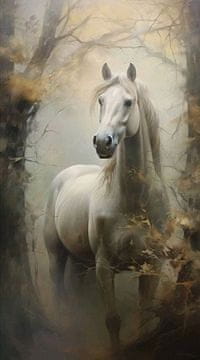 NORIMPEX Slika z diamanti Beli mož v megli 30x40cm