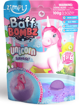 Zimpli Kids Peneča bomba za kopel Unicorn 1 kos