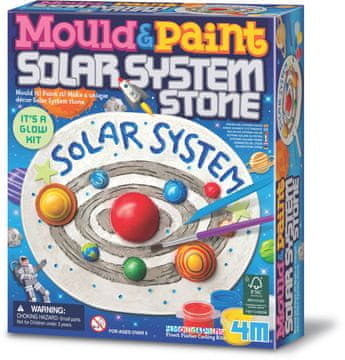 4M kamen za oblikovanje in barvanje - Sončni sistem