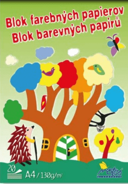 Skicirka A4 20 barvnih listov