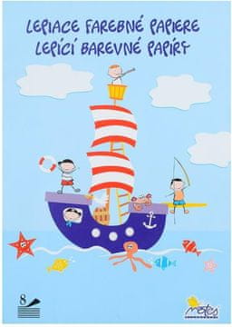 Samolepilni barvni papir A4 (8 listov)