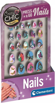CLEMENTONI Crazy Chic Beauty: Press & Go Nails Butterfly