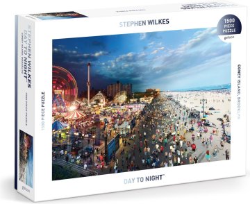 Galison Puzzle Coney Island dan in noč 1500 kosov