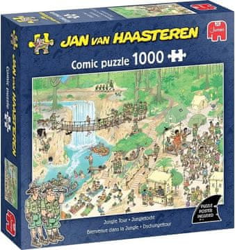 Jumbo Puzzle JvH Potovanje v džunglo 1000 kosov