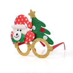 Alltoys Božični kozarci z bleščicami 17x14 cm